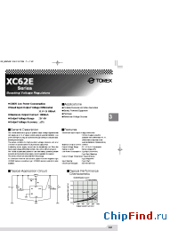 Datasheet XC62ER3002MR производства Torex