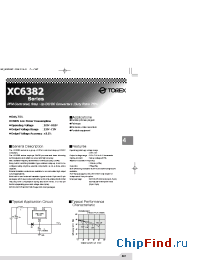 Datasheet XC6382B351ML manufacturer Torex
