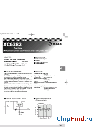 Datasheet XC6382B351MR производства Torex
