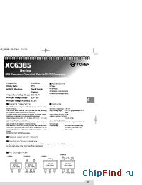 Datasheet XC6385C manufacturer Torex