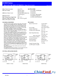 Datasheet XC6404CE81MR manufacturer Torex