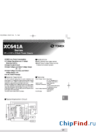 Datasheet XC641A manufacturer Torex