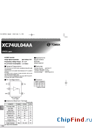 Datasheet XC74UL04AAM manufacturer Torex