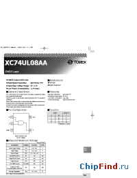 Datasheet XC74UL08AAM производства Torex