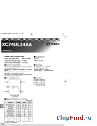 Datasheet XC74UL14AAN manufacturer Torex