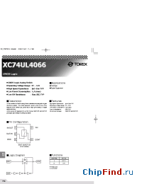 Datasheet XC74UL4066N manufacturer Torex