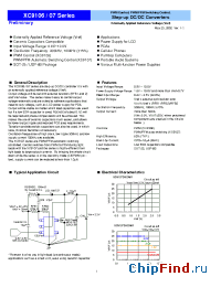 Datasheet XC910607 manufacturer Torex