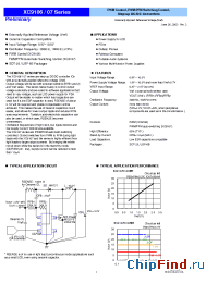 Datasheet XC9107D3ML manufacturer Torex