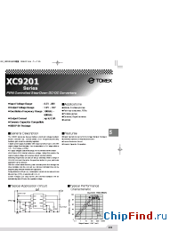 Datasheet XC9201DF9AKR manufacturer Torex
