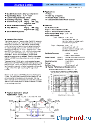 Datasheet XC9502B095AR manufacturer Torex