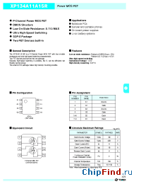 Datasheet XP134A11A1SR manufacturer Torex