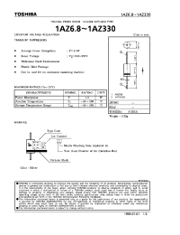 Datasheet 1AZ300Y manufacturer Toshiba