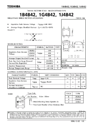 Datasheet 1B4B42 manufacturer Toshiba