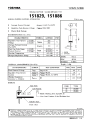 Datasheet 1S1886 manufacturer Toshiba