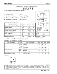 Datasheet 1SS272 manufacturer Toshiba
