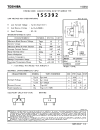 Datasheet 1SS392 manufacturer Toshiba