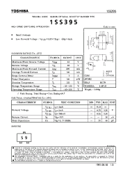 Datasheet 1SS395 производства Toshiba