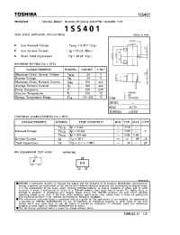 Datasheet 1SS401 производства Toshiba