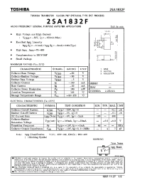 Datasheet 2AS1832F manufacturer Toshiba