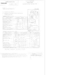 Datasheet 2SA1302-O manufacturer Toshiba