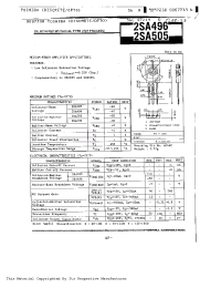 Datasheet 2SA49 manufacturer Toshiba