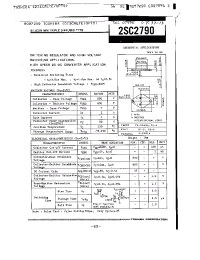 Datasheet 2SC2790 manufacturer Toshiba