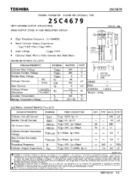 Datasheet 2SC4679 manufacturer Toshiba