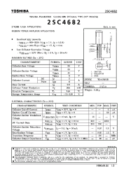 Datasheet 2SC4682 manufacturer Toshiba