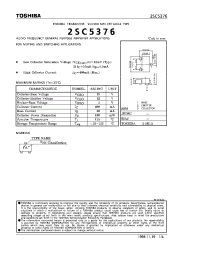 Datasheet 2SC5376 manufacturer Toshiba