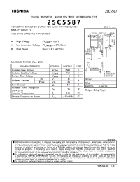 Datasheet 2SC5587 производства Toshiba