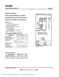 Datasheet 2SK1118 manufacturer Toshiba