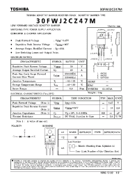 Datasheet 30FWJ2C47M manufacturer Toshiba
