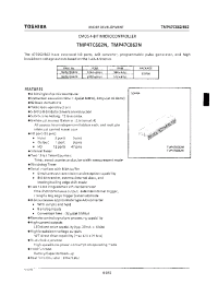 Datasheet 47C662AN manufacturer Toshiba