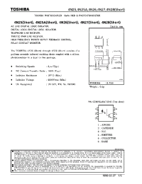 Datasheet 4N25ASHORT manufacturer Toshiba