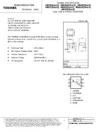 Datasheet 4N32ASHORT manufacturer Toshiba