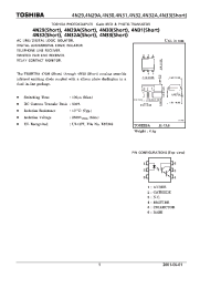 Datasheet 4N32SHORT manufacturer Toshiba