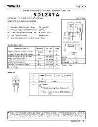 Datasheet 5DLAZ47A manufacturer Toshiba