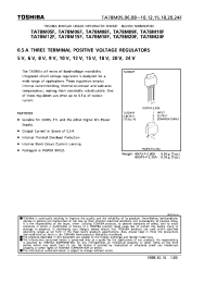 Datasheet 78M05 производства Toshiba