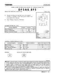 Datasheet DF3A6 manufacturer Toshiba