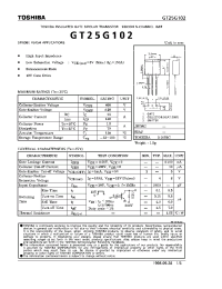 Datasheet GT25G102 manufacturer Toshiba