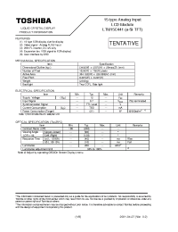 Datasheet LTM15C441 manufacturer Toshiba