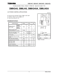 Datasheet M8J45 manufacturer Toshiba