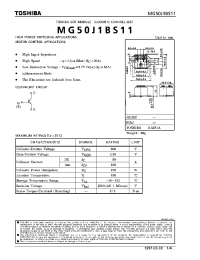 Datasheet MG50J1BS11 manufacturer Toshiba