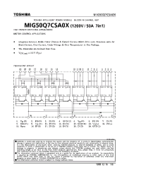 Datasheet MIG50Q7CSA0X manufacturer Toshiba