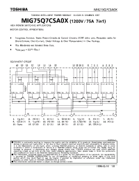 Datasheet MIG75Q7CSA0X manufacturer Toshiba