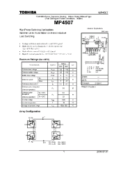 Datasheet MP4507 производства Toshiba