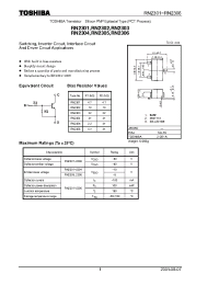 Datasheet RN2306 производства Toshiba