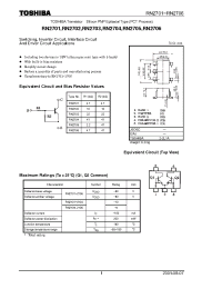 Datasheet RN2703 производства Toshiba