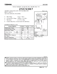 Datasheet SC5387 производства Toshiba
