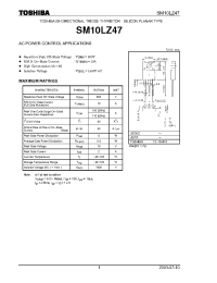 Datasheet SM10LZ47 manufacturer Toshiba